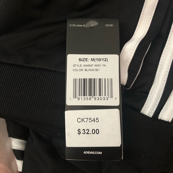 NWT ADIDAS KIDS JOGGERS CK7545 pm - Picture 7 of 7